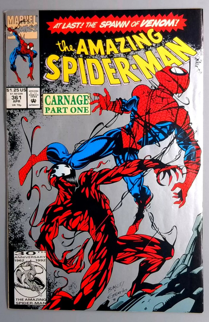 Amazing Spider-Man #361 FN+ 2nd Marvel 1992