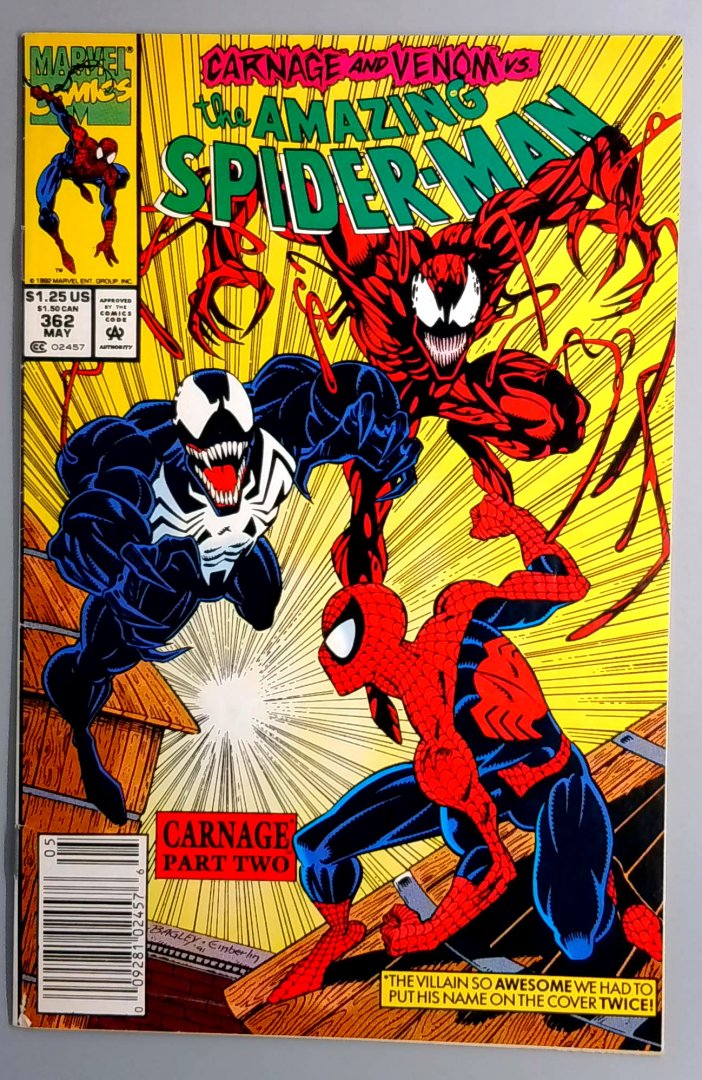 Amazing Spider-Man #362 VF- Newsstand Edition Marvel 1992