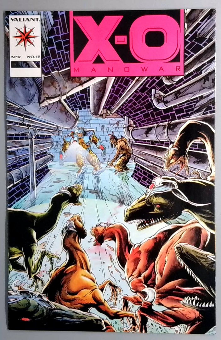 X-O Manowar #15 NM Ultra Pro Comic Sleeves Exclusive Pink Variant Valiant 1993