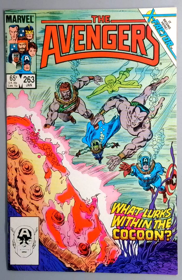 Avengers #263 NM Jean Grey Returns Marvel 1986