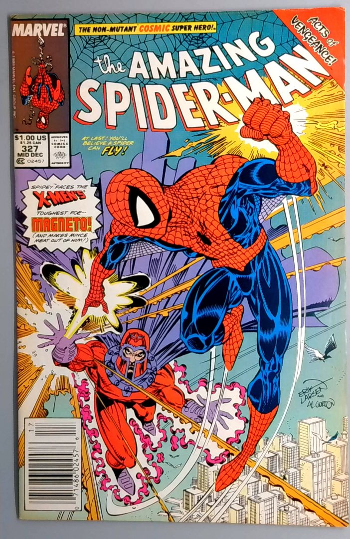 Amazing Spider-Man #327 Newsstand Edition Marvel 1989