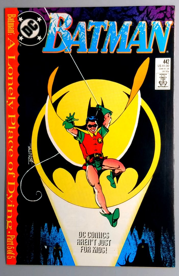 Batman #442 NM- 1st Tim Drake As Robin Direct Edition DC 1989