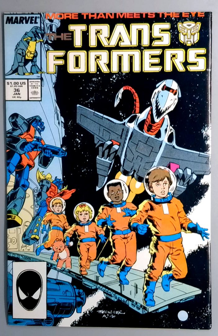 Transformers #36 VF/NM 1st Appearance of Sky Lynx  Marvel 1988