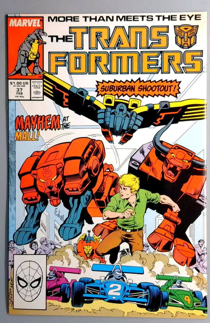 Transformers #37 Marvel 1988