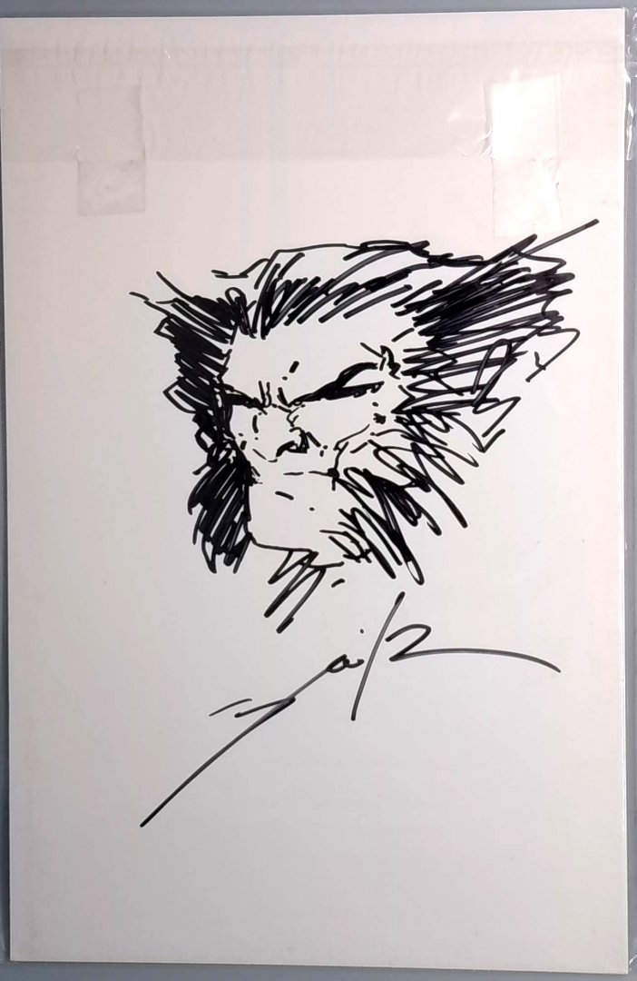 Wolverine Original Sketch Signed by Joe Benitez