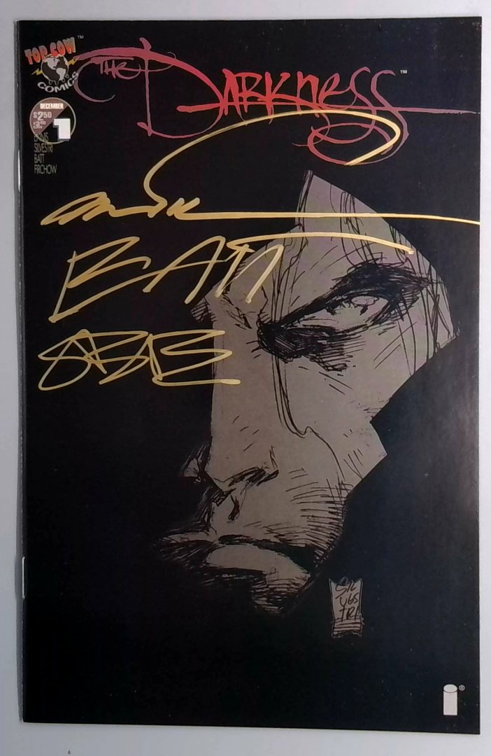 Darkness #1 NM 3x Signed No COA Top Cow Comics 1996