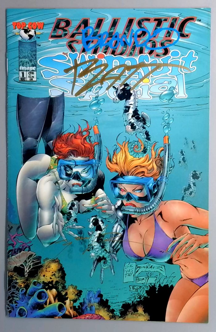 Ballistic Studios: Swimsuit Special #1 NM- Signed BATT, Joe Benitez Image 1995