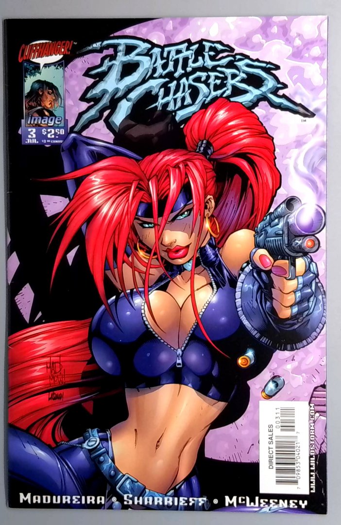 Battle Chasers #3 Red Monika Cover VF/NM Image 1998