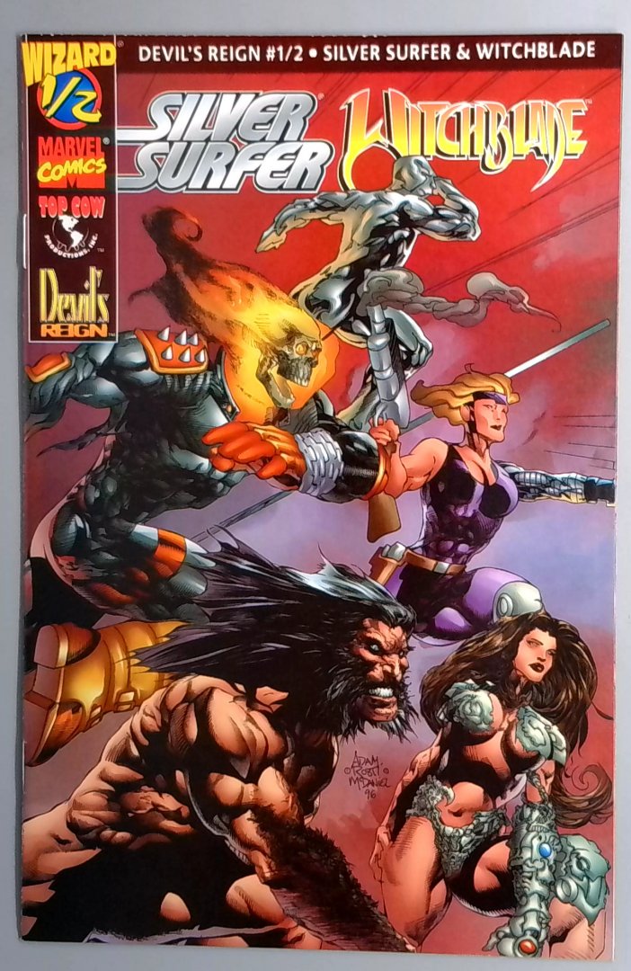 Devils Reign #1/2 NM Silver Surfer / Witchblade