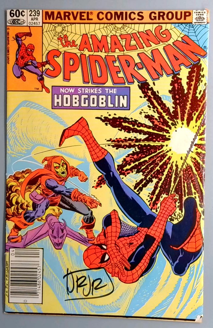 Amazing Spider-Man #239 FN+ 2nd Hobgoblin Newsstand, Signed John Romita JE Marvel 1983