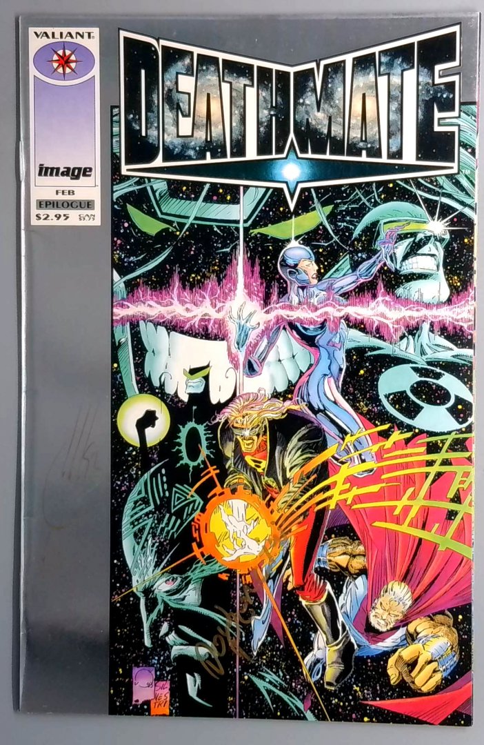 Deathmate Epilogue Signed Valiant 1994