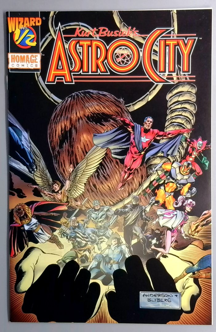 Astro City #1/2 NM- Wiz-B Silver Cover Image 1996