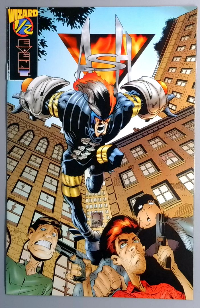 Ash #1/2 NM Wizard Comic Book with Certificate of Authenticity