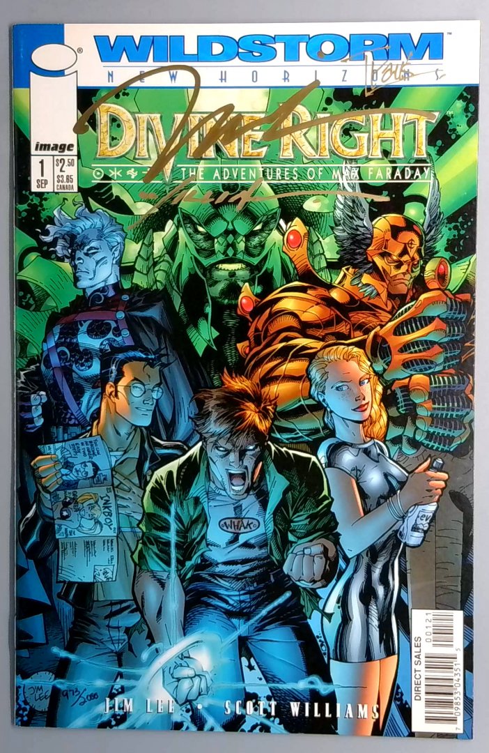 Divine Right #1 NM Signed by Jim Lee  Image 1997