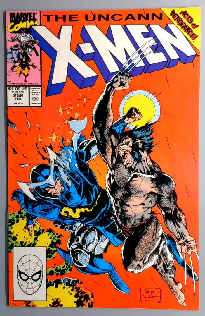Uncanny X-Men #258 NM- Marvel 1990