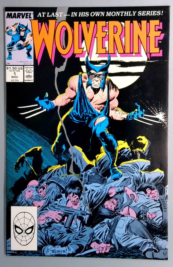 Wolverine #1 VF+ Wolverine Is Known As Patch  Marvel 1988