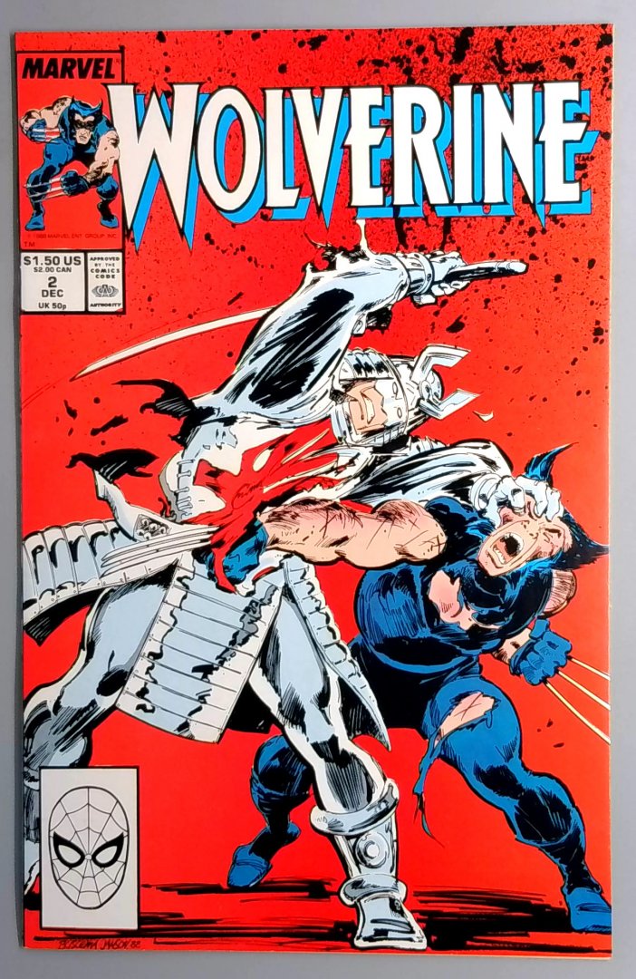 Wolverine #2 NM- Marvel Comics 1988