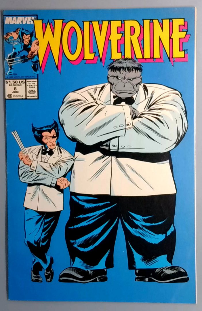Wolverine #8 FN- Hulk Appearance Marvel 1989