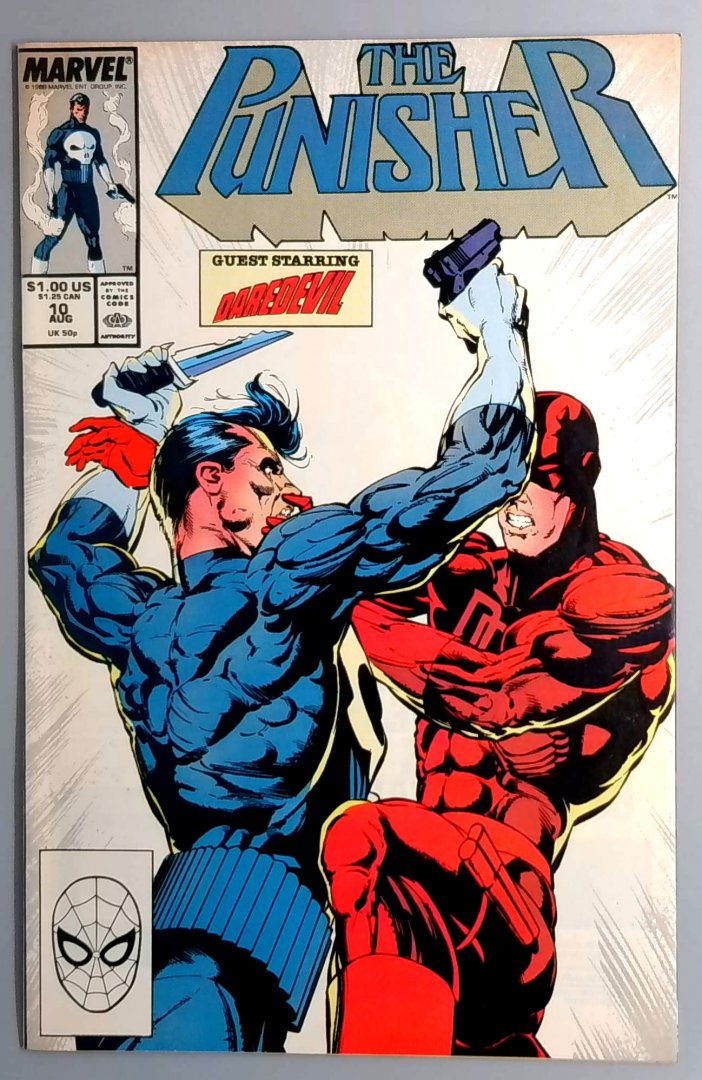 Punisher #10 VF Crossover with Daredevil #257 Marvel 1988