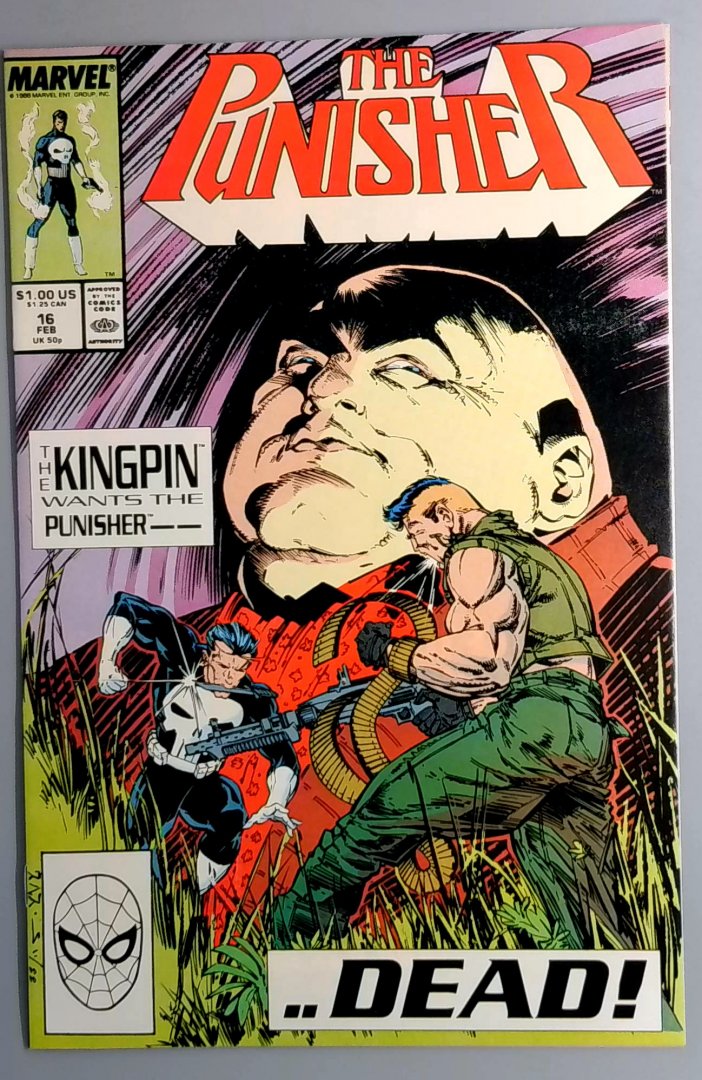 Punisher #16 NM- Marvel 1989