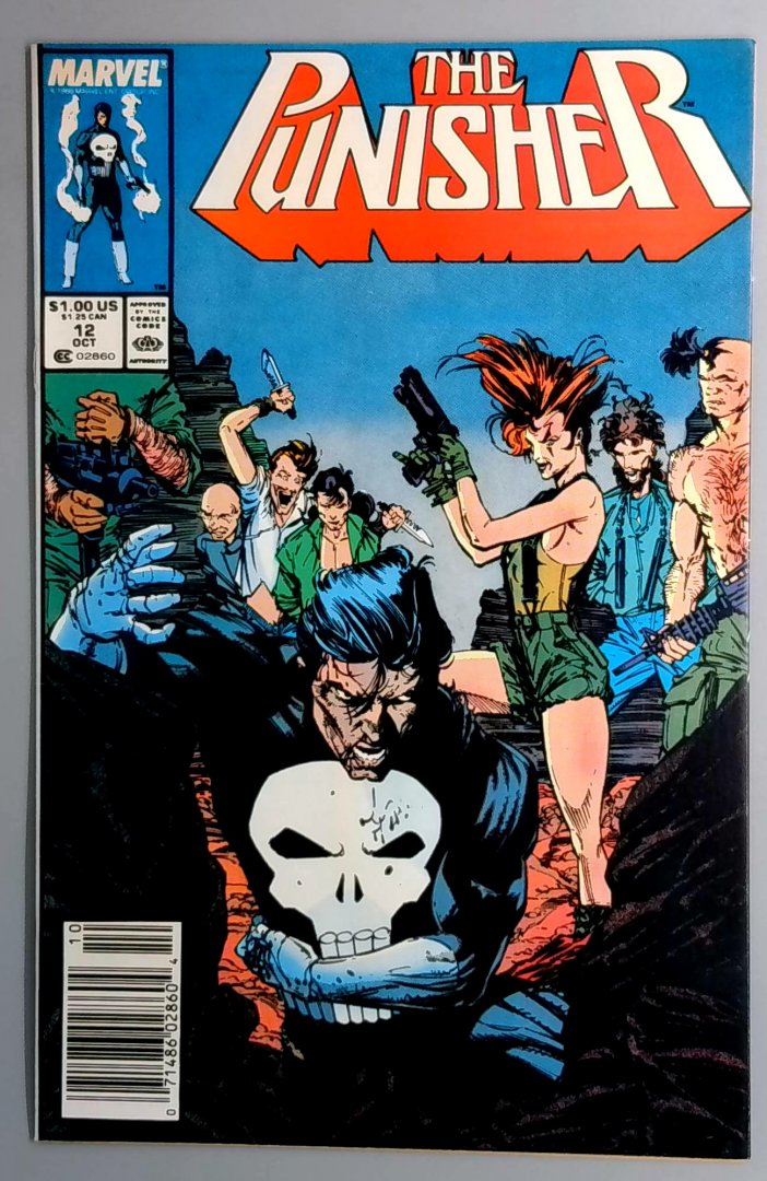 Punisher #12 VF+ Newsstand Edition Marvel 1988