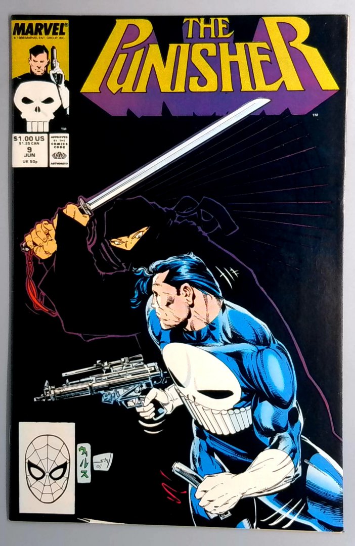 Punisher #9 NM- Marvel 1988