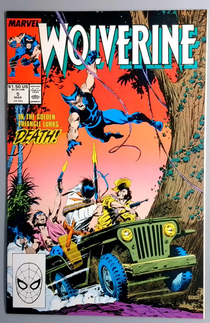 Wolverine #5 NM- Marvel 1989
