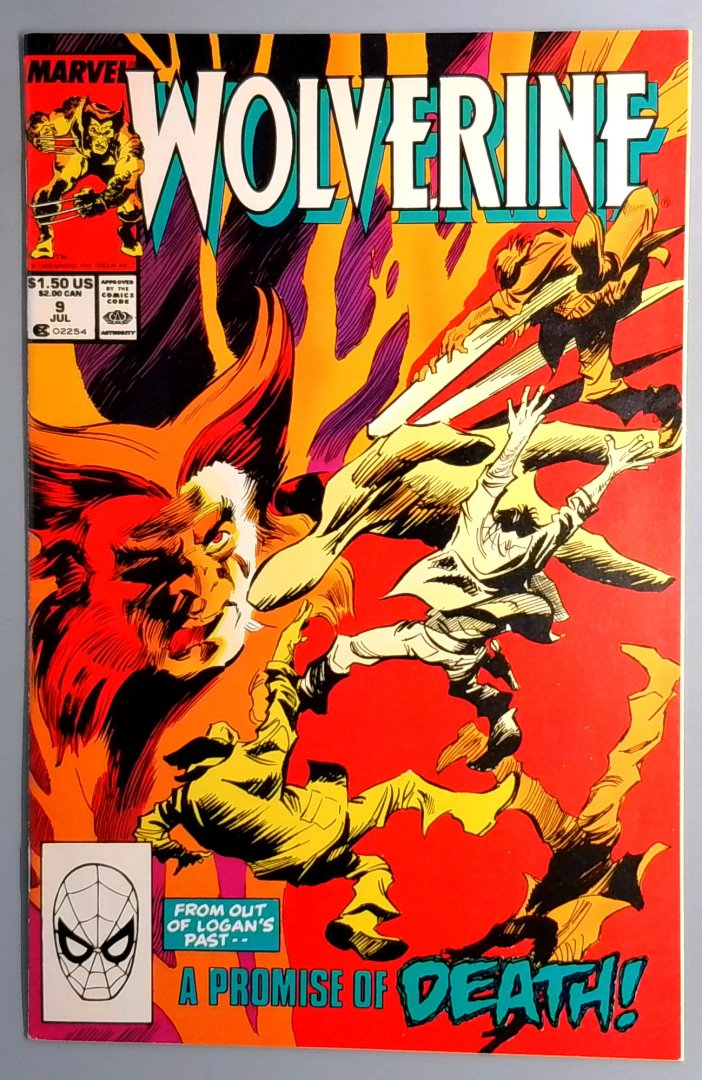 Wolverine #9 NM Marvel 1989