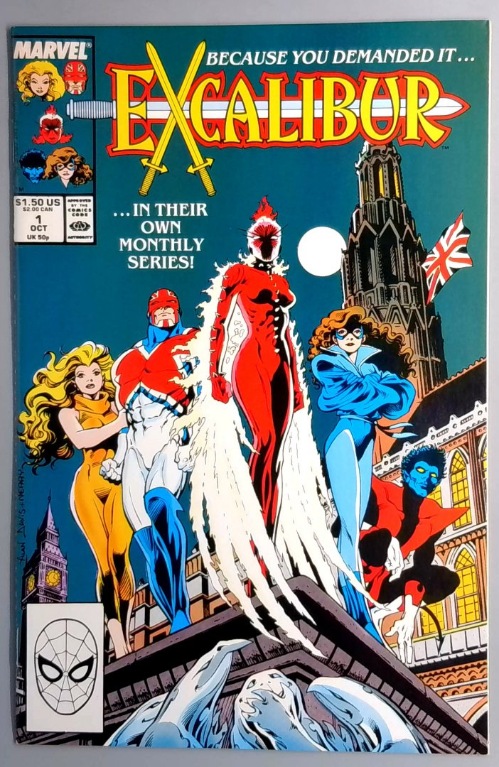 Excalibur #1 NM- 1st Widget Marvel 1988