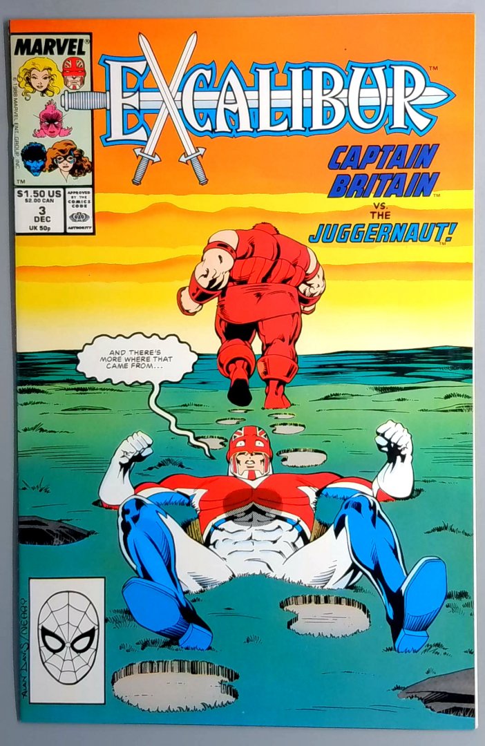Excalibur #3 VF+ Marvel 1988