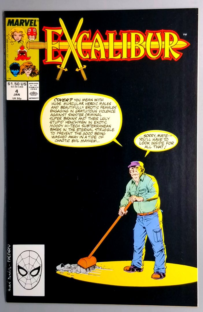 Excalibur #4 NM- Marvel 1989