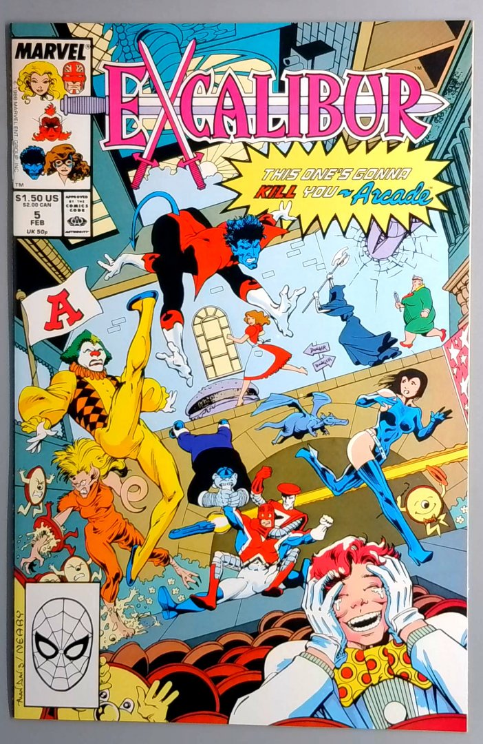 Excalibur #5 NM- Marvel 1989