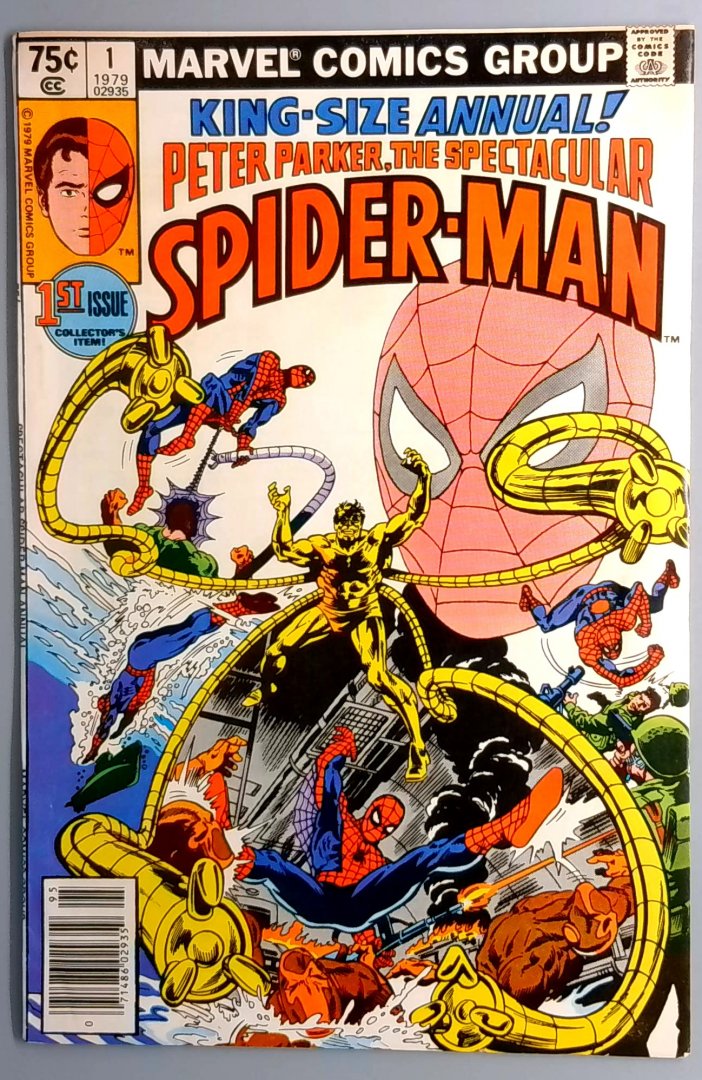 Spectacular Spider-Man Annual #1 VF Newsstand Marvel 1979