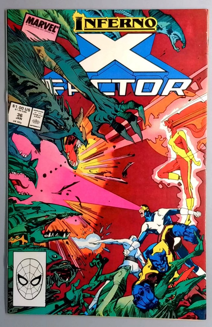 X-Factor #36 VF- Inferno Marvel 1989