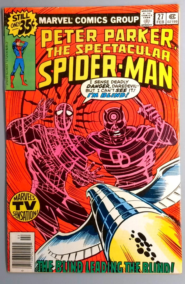Spectacular Spider-Man #27 FN/VF First Frank Miller Daredevil Art! Marvel 1979