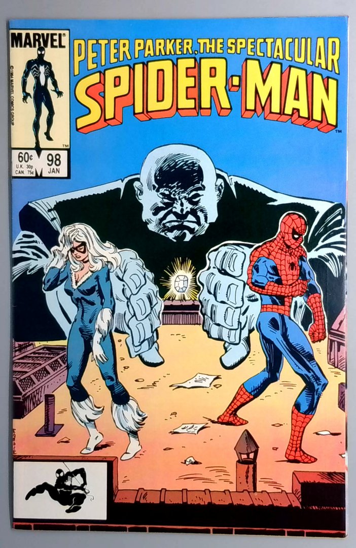 Spectacular Spider-Man #98 NM- First Appearance of the Spot Marvel 1984