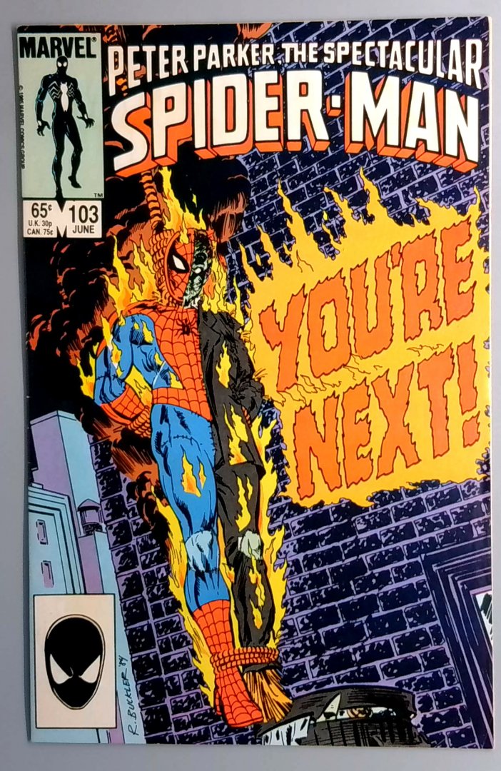 Spectacular Spider-Man #103 1st Peter David Work Marvel 1985