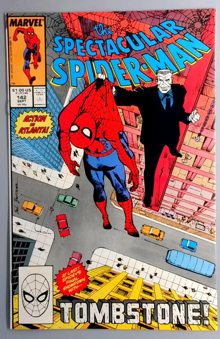 Spectacular Spider-Man #142 NM Punisher Marvel 1988