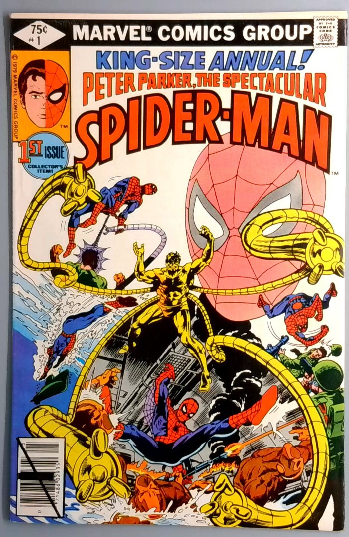 Spectacular Spider-Man Annual #1 VF- Marvel 1979