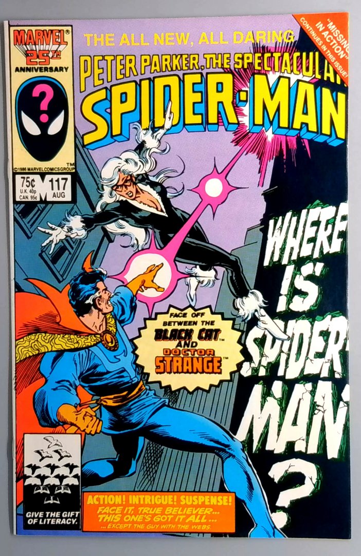 Spectacular Spider-Man #117 VF- Marvel 1986