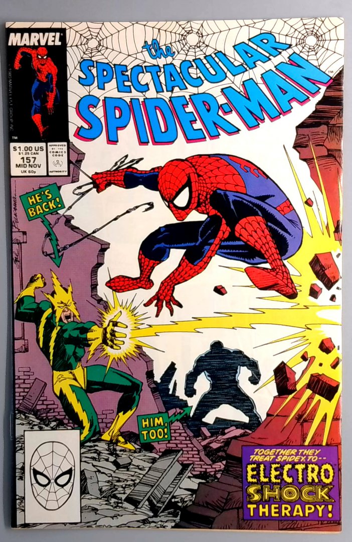 Spectacular Spider-Man #157 VF Marvel 1989