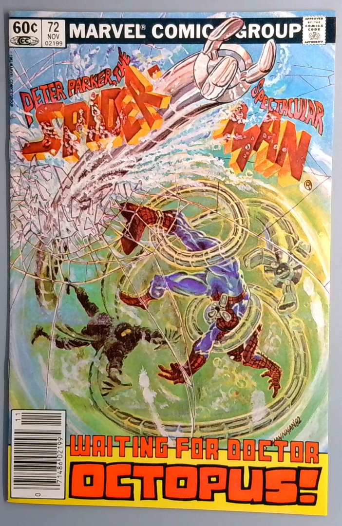 Spectacular Spider-Man #72 VF- 1st Ollie Osnick As Doctor Octopus Marvel 1982
