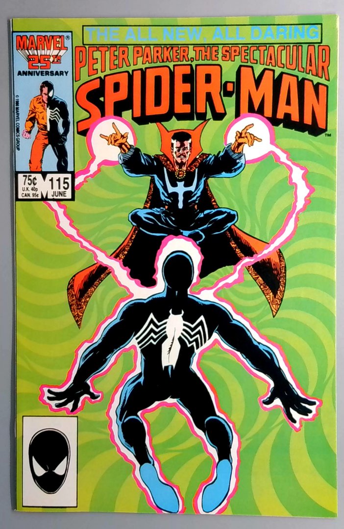 Spectacular Spider-Man #115 VF 3rd Cameo of the Foreigner Marvel 1986
