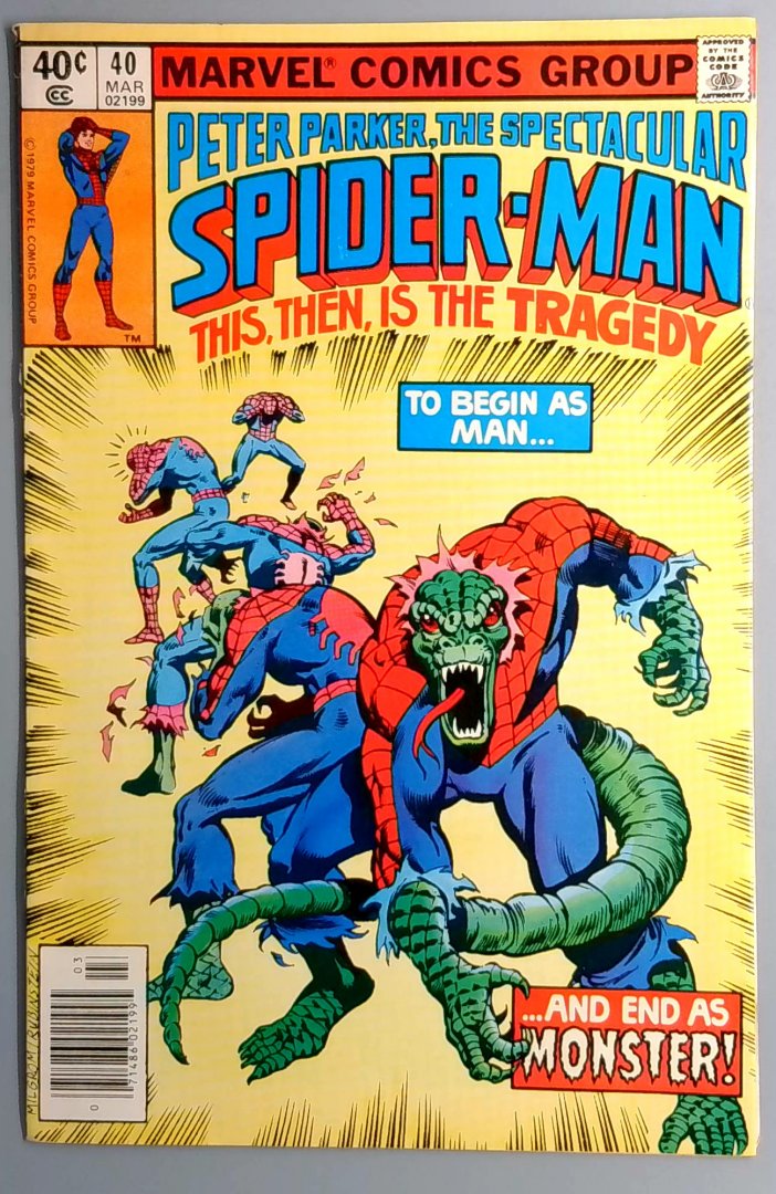 Spectacular Spider-Man #40 Newsstand Edition Marvel 1980