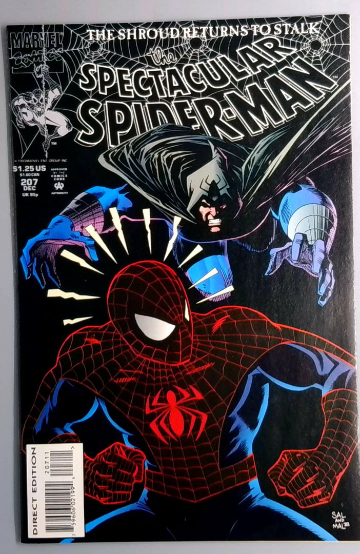 Spectacular Spider-Man #207 VF Marvel Comics 1993