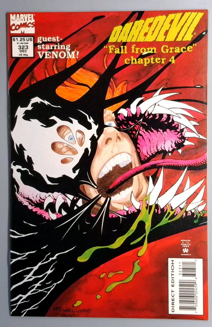 Daredevil #323 NM Fall from Grace Part 4  Marvel 1993