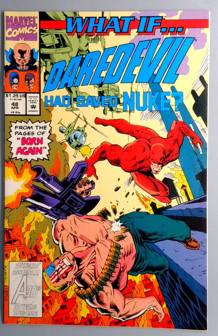 What If...? #48 NM Daredevil Had Saved Nuke? Direct Edition Marvel 1993