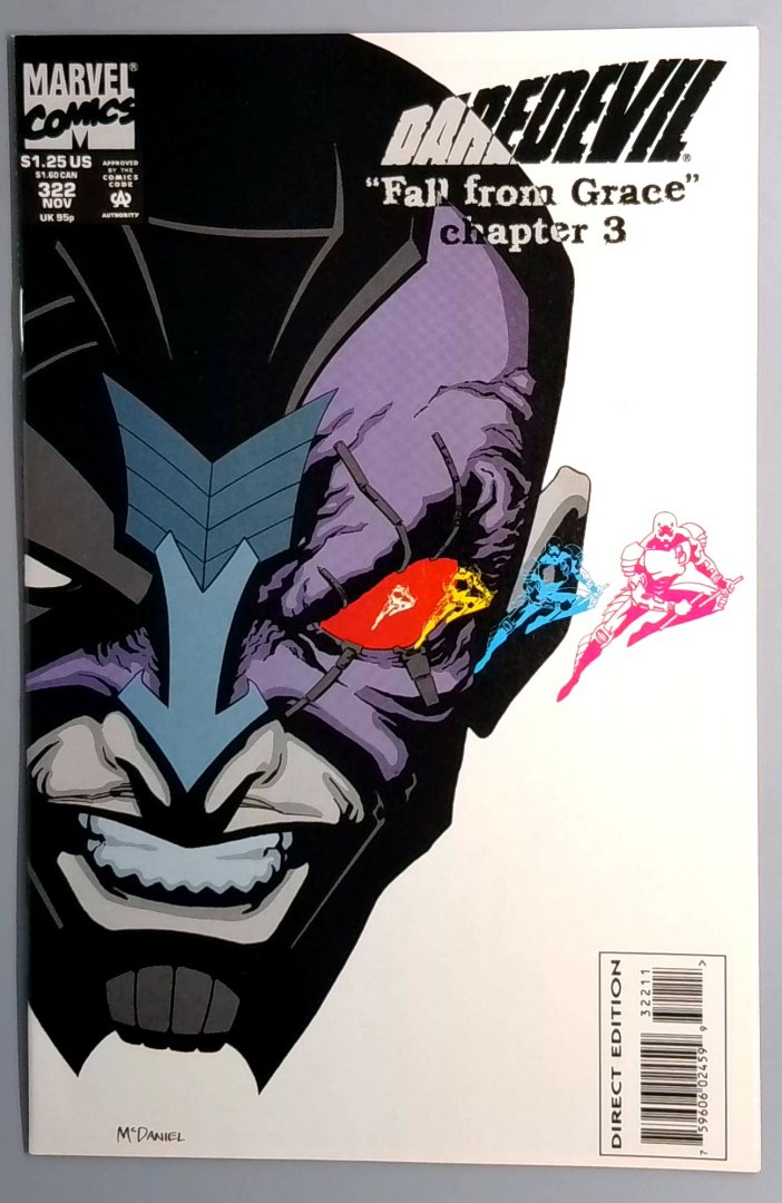 Daredevil #322 NM Fall from Grace Part 3 Marvel 1993