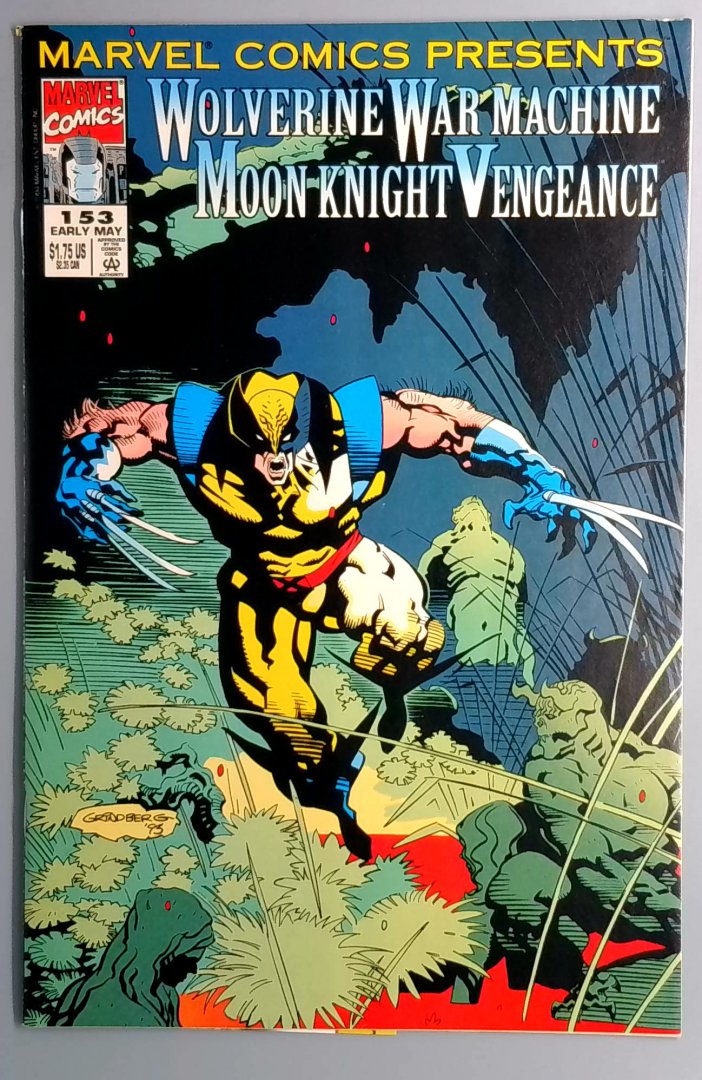 Marvel Comics Presents #153 VF+ Wolverine War Machine Moon Knight Marvel 1994