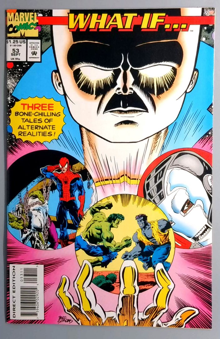 What If...? #53 VF Three Stories: Iron Man Marvel 1993